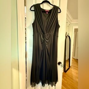 Isaac Mizrahi Black Maxi Dress